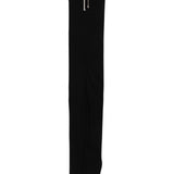 Gonna lunga con coulisse e spacco laterale in nero Rick owens drkshdw - donna 