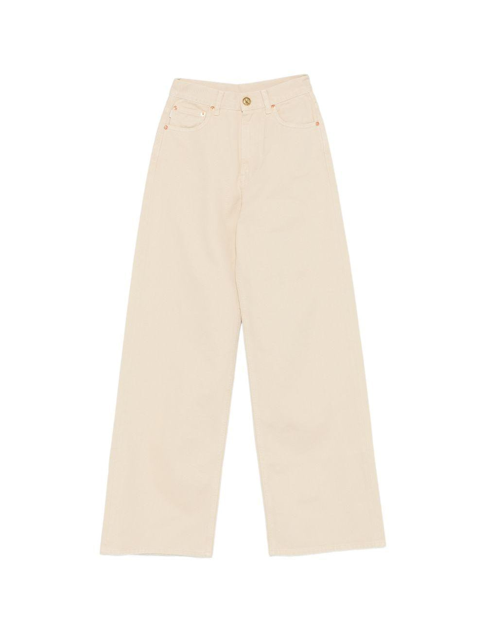 Jeans a gamba ampia npriida in beige Blazè Milano - donna 