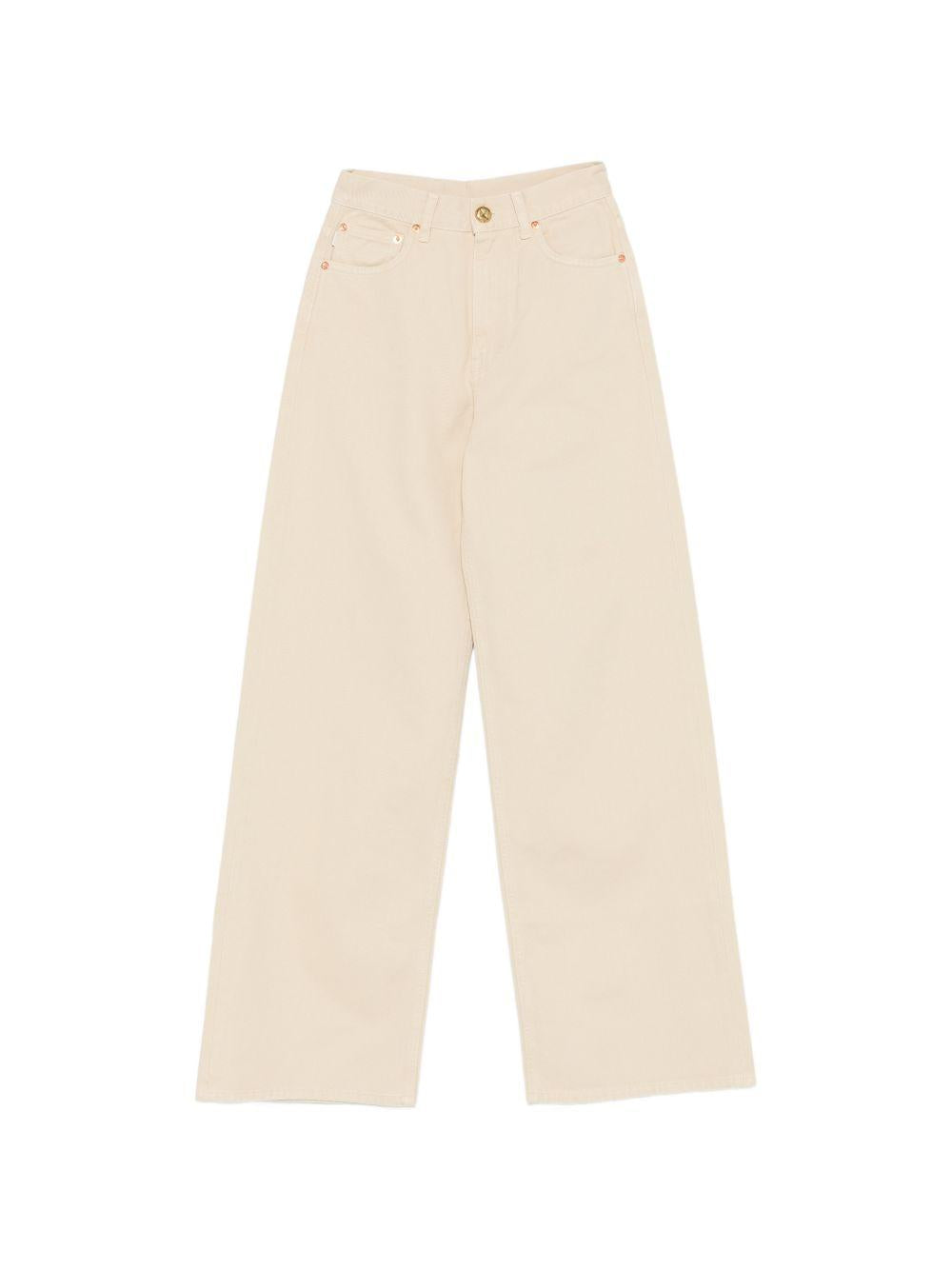 Jeans a gamba ampia npriida in beige Blazè Milano - donna 