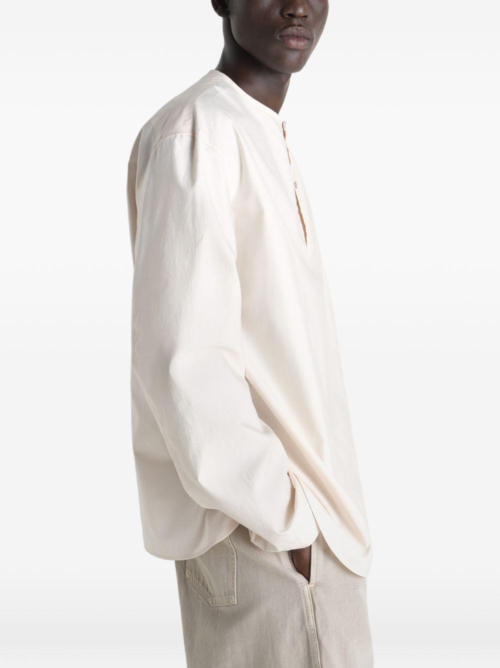 Camicia manice lunghe in beige Lemaire - uomo 