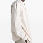 Camicia manice lunghe in beige Lemaire - uomo 