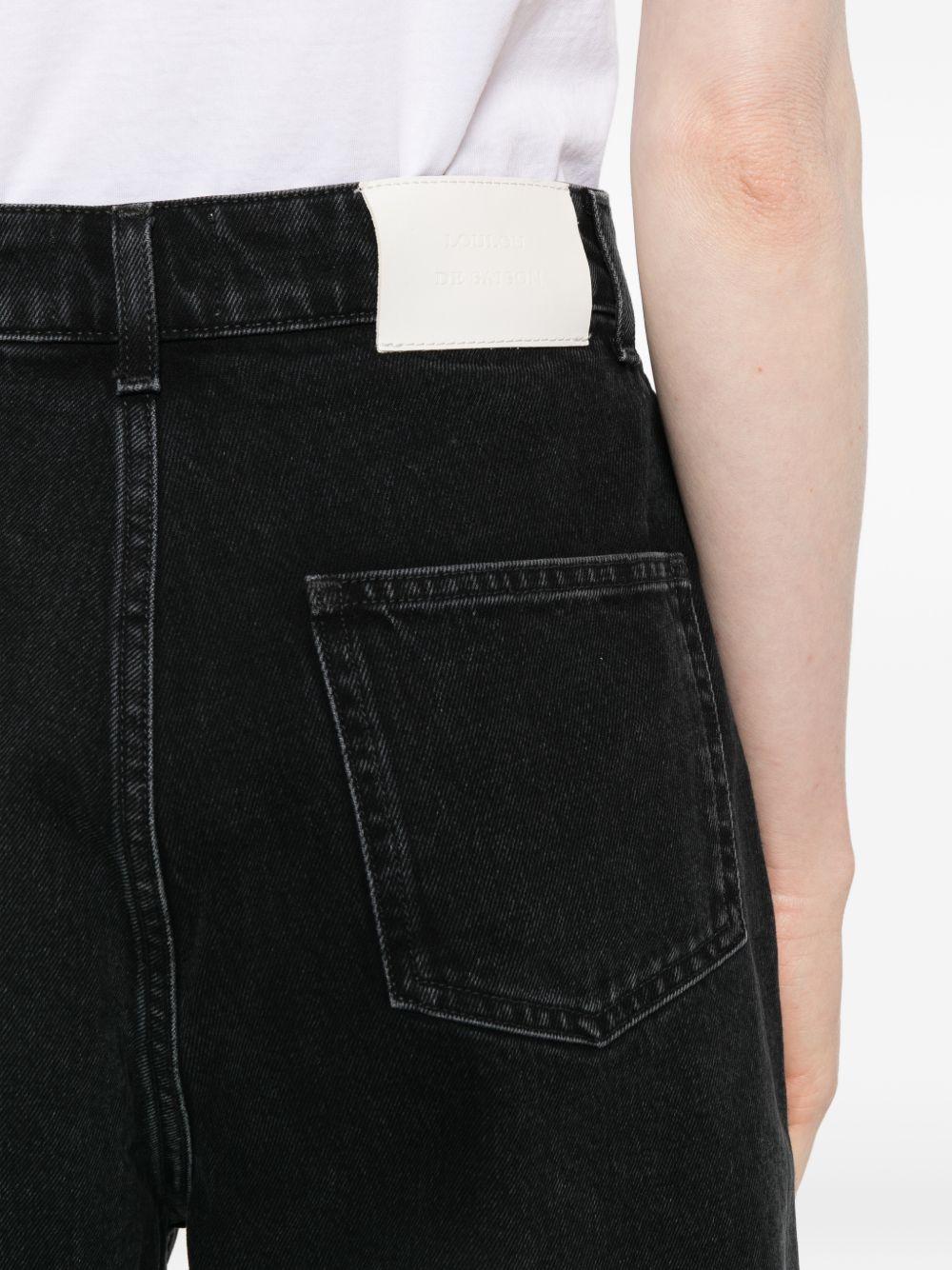 Shorts con tasche in grigio Loulou de saison - donna 