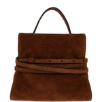 Borsa a mano piccola Tie Me in marrone Moschino - donna 