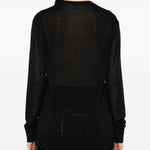 Maglione a girocollo in nero Toteme - donna 