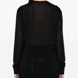 Maglione a girocollo in nero Toteme - donna 