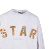 Felpa con applicazione in grigio Golden goose - unisex 