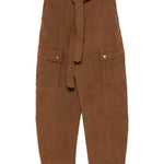 Cargo con cintura in marrone The andamane - donna 