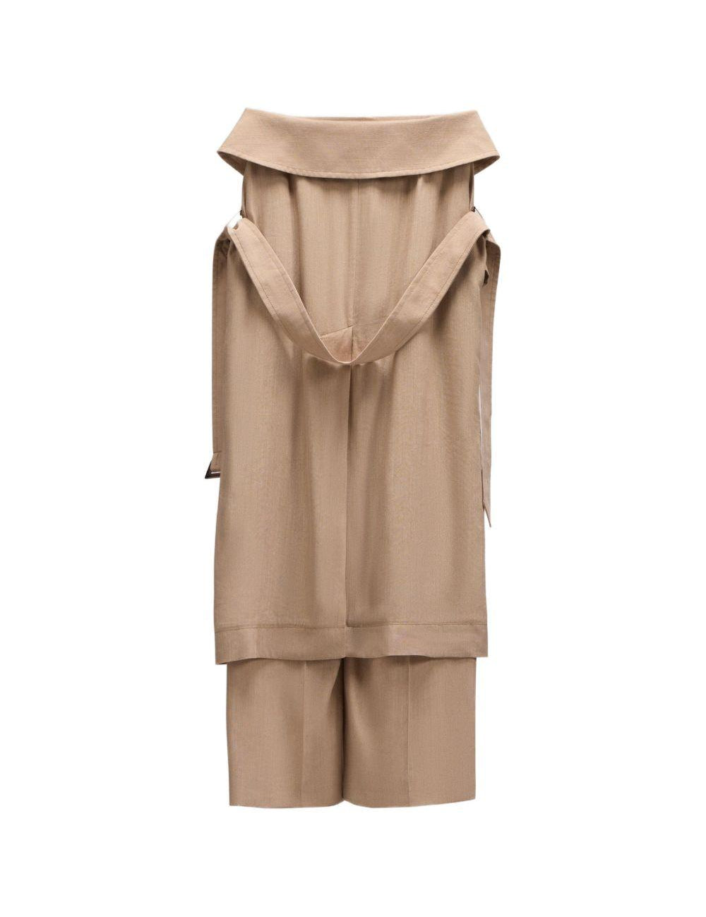 Pantaloni effetto trench in beige Viktor&rolf - donna 