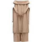 Pantaloni effetto trench in beige Viktor&rolf - donna 