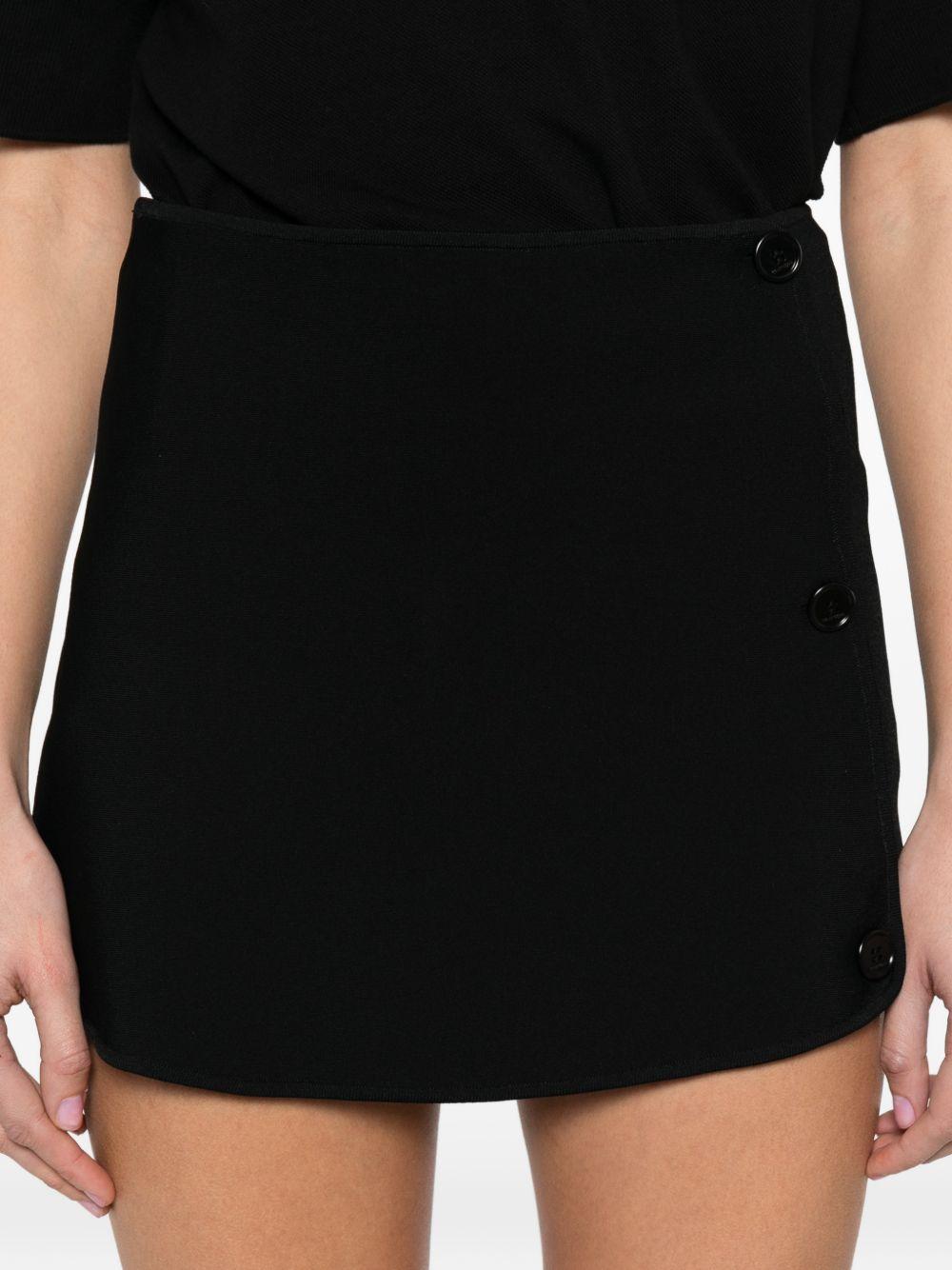 Pantaloncini con logo ricamato in bianco Courrèges - donna 