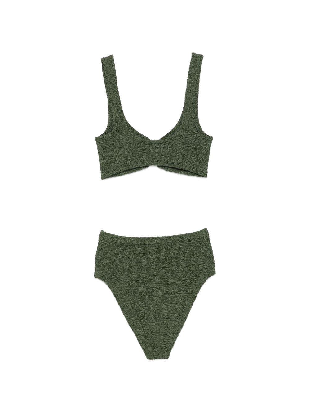 Bikini due pezzi nadine in verde Hunza g - donna 