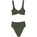 Bikini due pezzi nadine in verde Hunza g - donna 