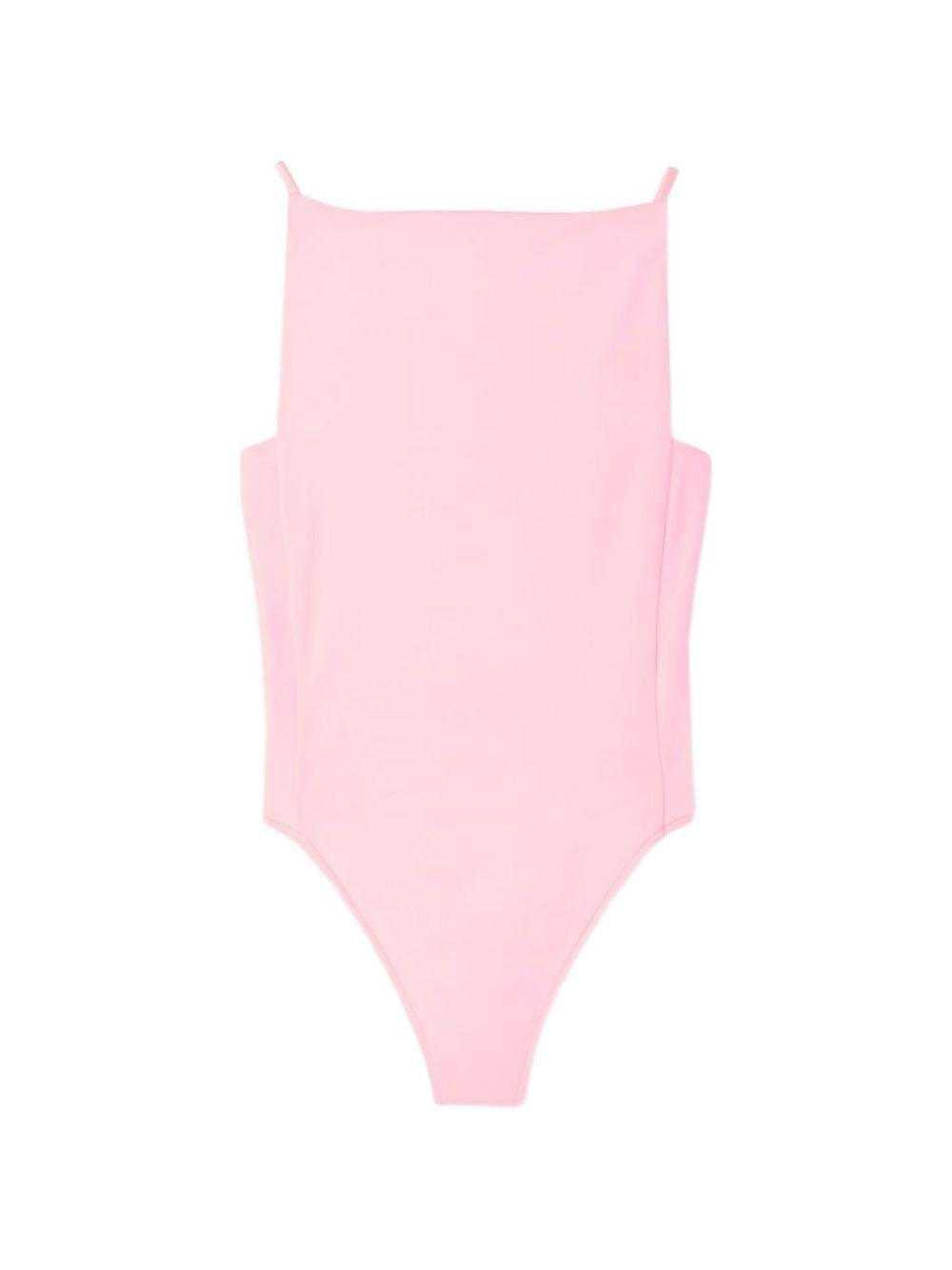 Costume da bagno con schiena aperta in rosa Jacquemus - donna 