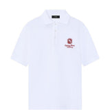 Polo con logo in bianco Amiri - uomo 