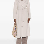 Cappotto con cintura Elisa in avorio 'S Max Mara - donna 