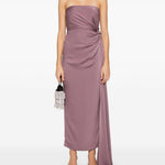 Abito senza spalline in malva Alex perry - donna 