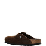 Mules Boston con fibbia e cinturino in marrone Birkenstock - unisex 