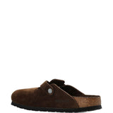 Mules Boston con fibbia e cinturino in marrone Birkenstock - unisex 