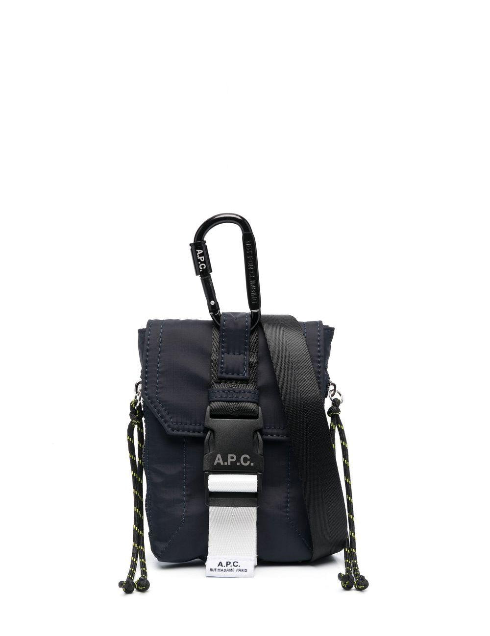 Borsa a tracolla trek in blu - A.P.C -  uomo 