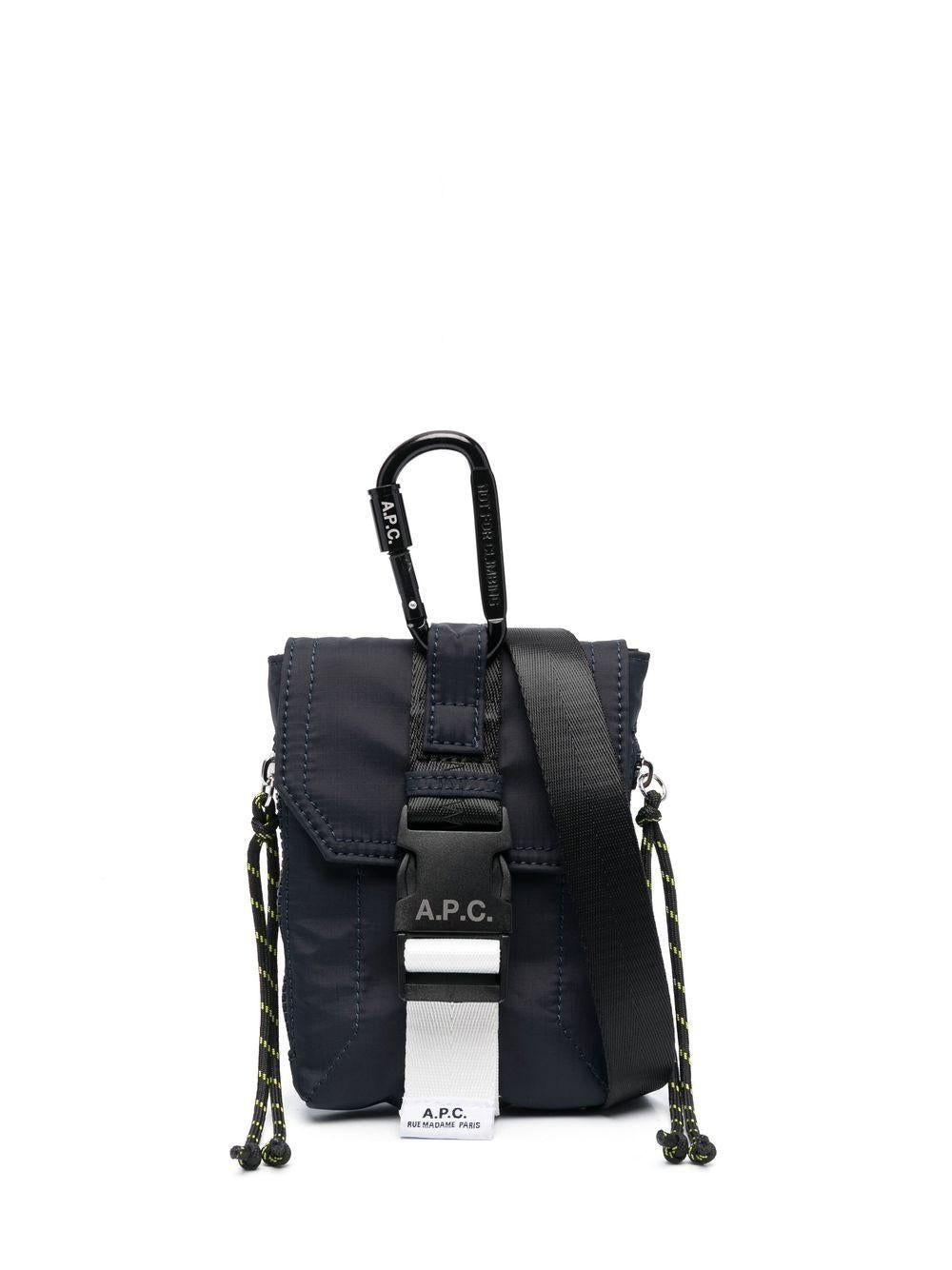 Borsa a tracolla trek in blu - A.P.C -  uomo 