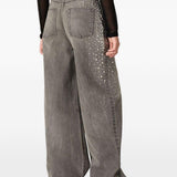Jeans Melody con borchie in grigio Golden goose - donna 