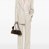 Pantaloni sartoriali in beige Magda butrym - donna 