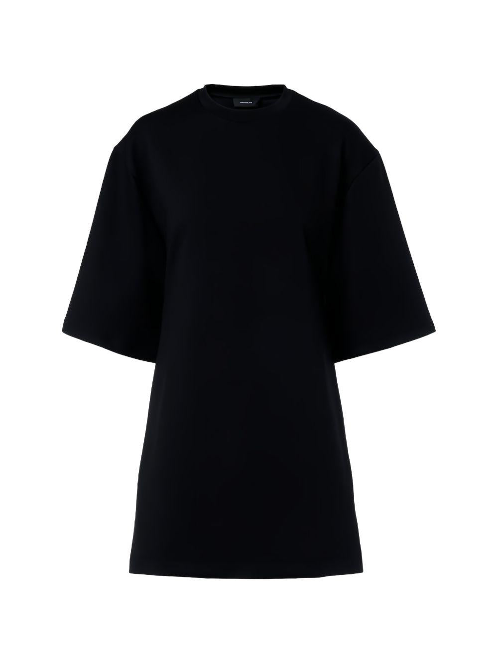 Abito a t-shirt con schiena scoperta in nero Wardrobe NYC - donna 