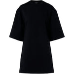 Abito a t-shirt con schiena scoperta in nero Wardrobe NYC - donna 