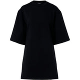 Abito a t-shirt con schiena scoperta in nero Wardrobe NYC - donna 
