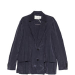 Blazer monopetto in blu Feng Chen Wang - uomo 