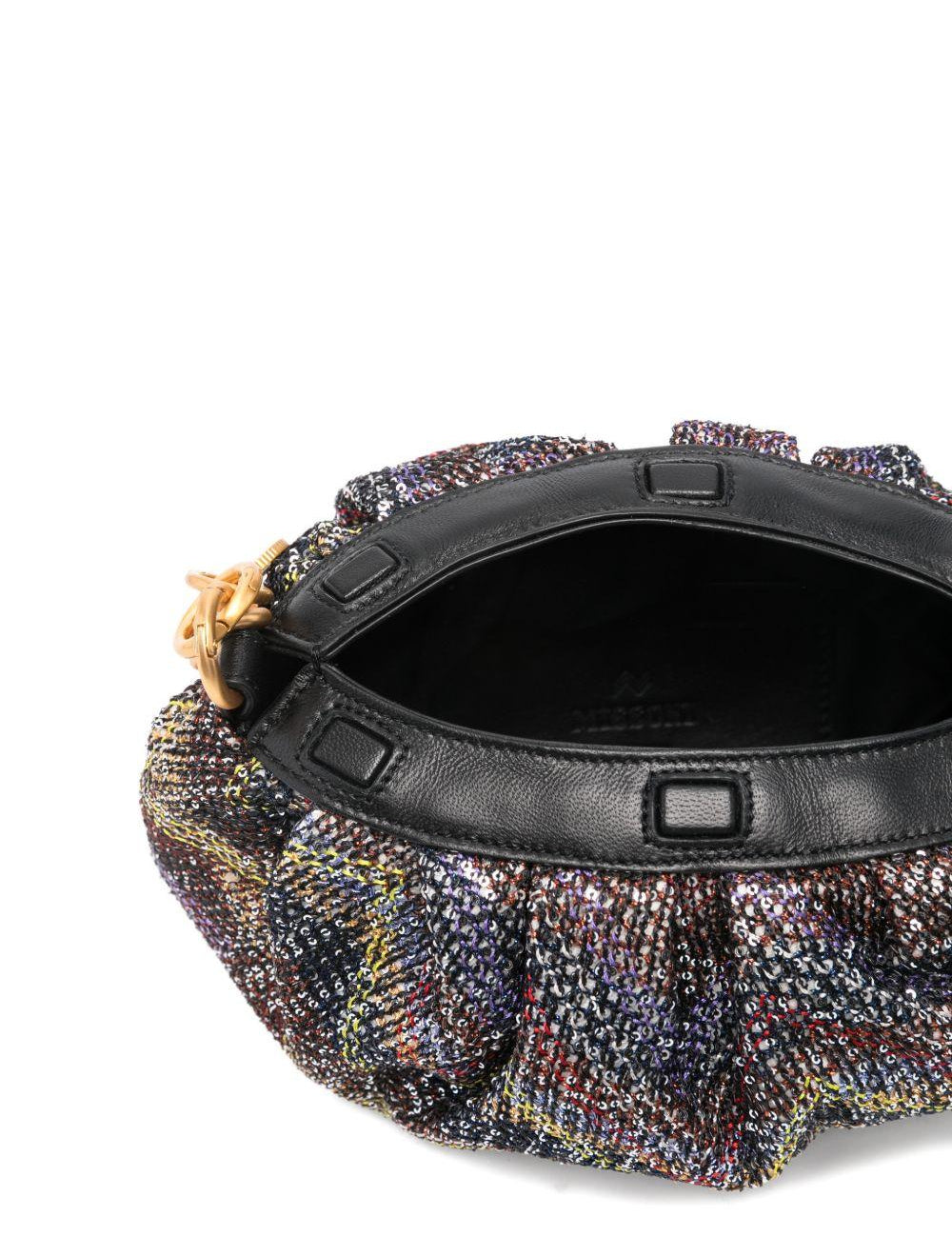 Borsa con manico a catena multicolore Missoni - donna 