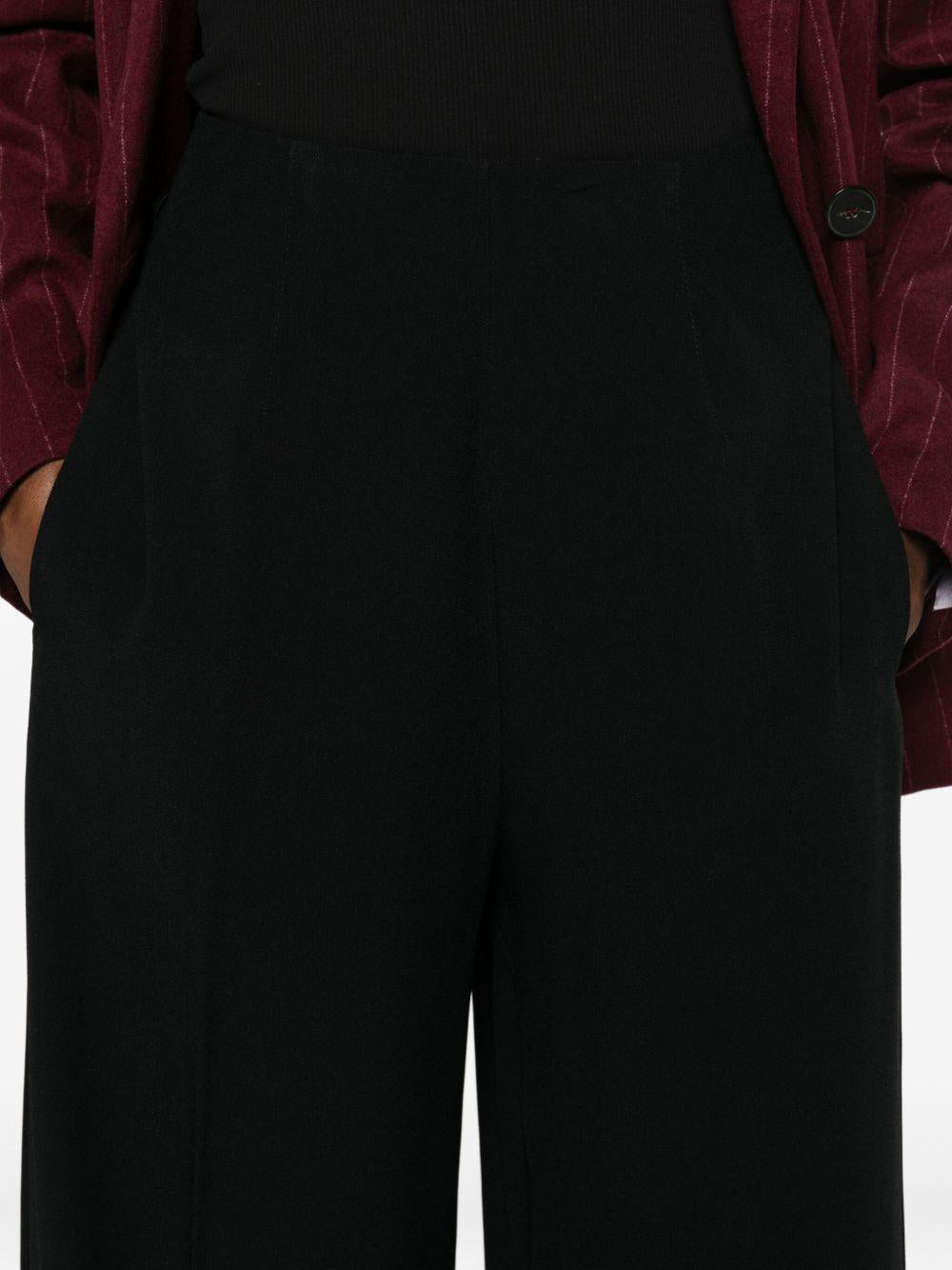 Pantaloni sartoriali in nero Forte forte - donna 