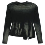 Top asimmetrico con logo in blu Feng chen wang - donna 