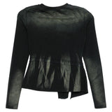 Top asimmetrico con logo in blu Feng chen wang - donna 