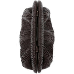Clutch bios media in marrone Themoirè - donna 