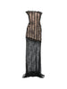Abito lungo in pizzo in nero GIUSEPPE DI MORABITO - donna