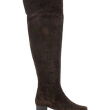 Stivali al ginocchio brigitte in camoscio in marrone Carel paris - donna 