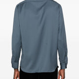 Camicia con bottoni in blu Lardini - uomo 