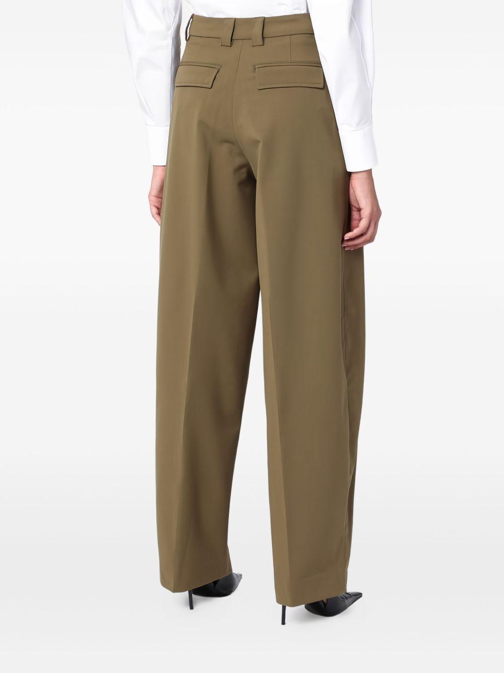 Pantaloni con pinces in marrone THELATEST - donna 