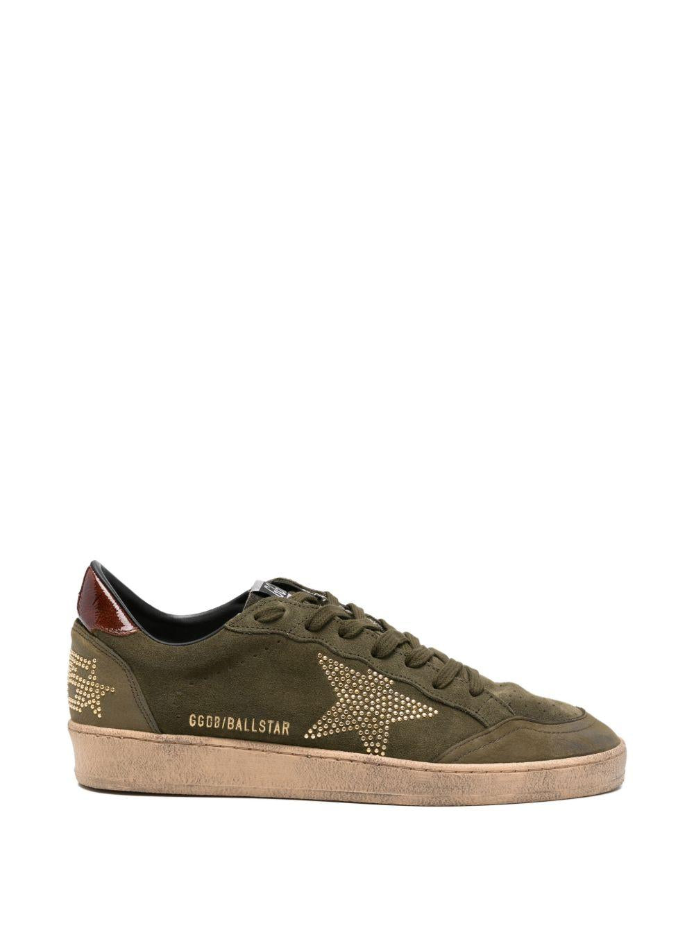 Sneakers ball star  in verde Golden goose - uomo 