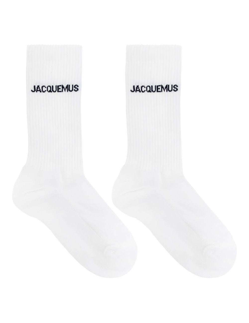 Calzini con ricamo in bianco Jacquemus - unisex 