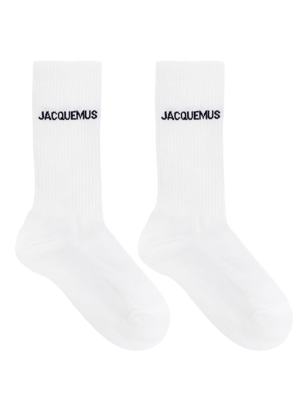 Calzini con ricamo in bianco Jacquemus - unisex 