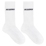 Calzini con ricamo in bianco Jacquemus - unisex 