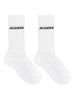 Calzini con ricamo in bianco Jacquemus - unisex