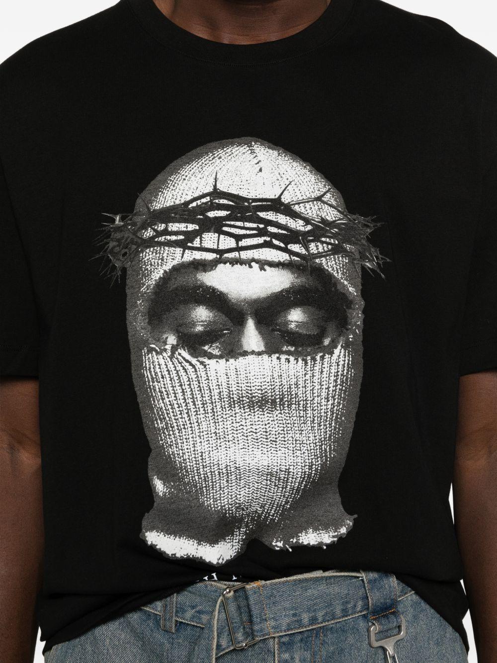 T-shirt Mask Corona in nero Ih nom uh nit - uomo 
