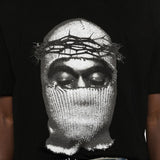 T-shirt Mask Corona in nero Ih nom uh nit - uomo 