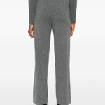 Pantaloni in cashmere in grigio Gotha - donna 