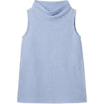 Top a collo alto in celeste Melitta Baumeister - donna 