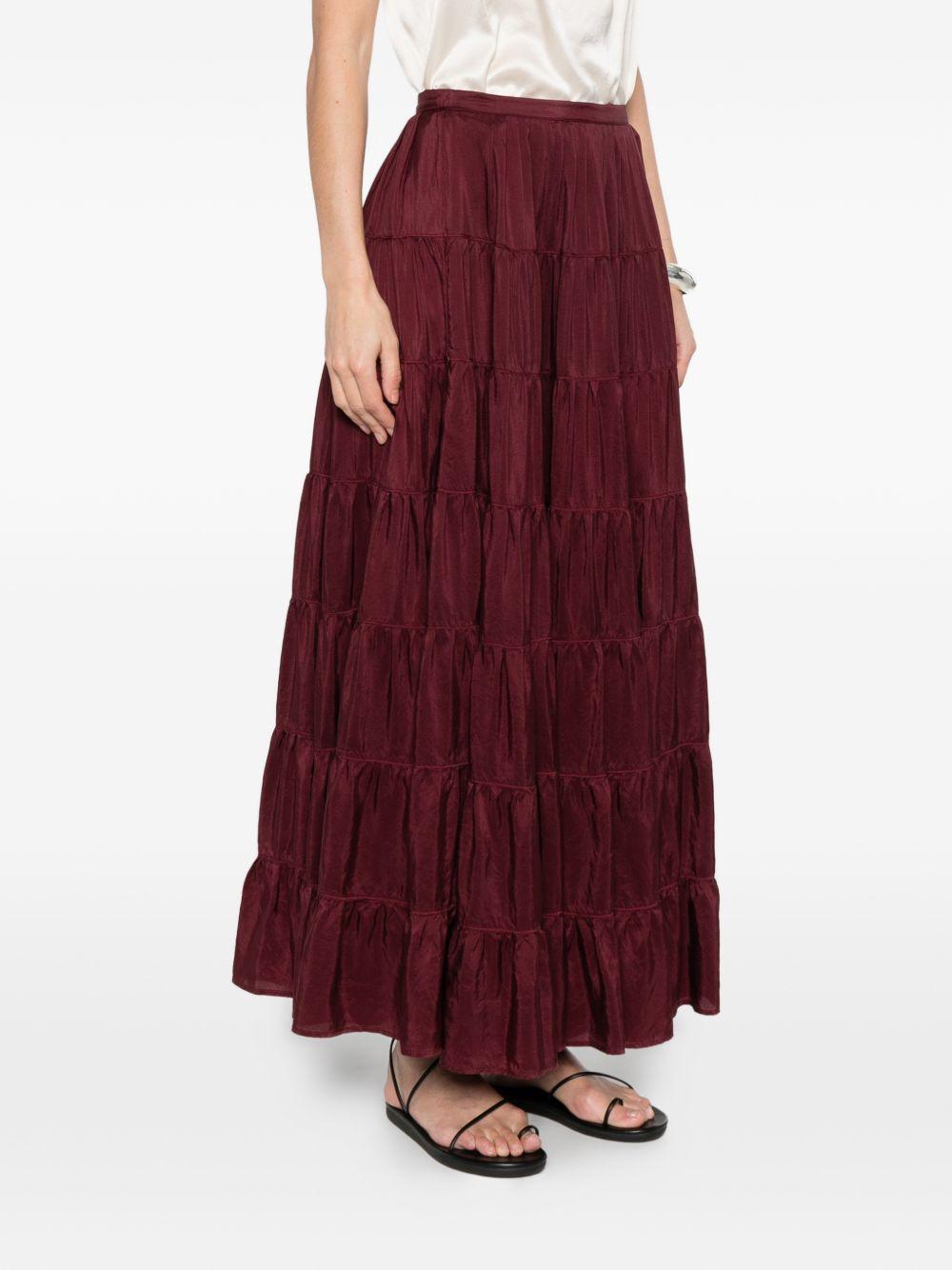 Gonna lunga in borgogna Forte forte - donna 