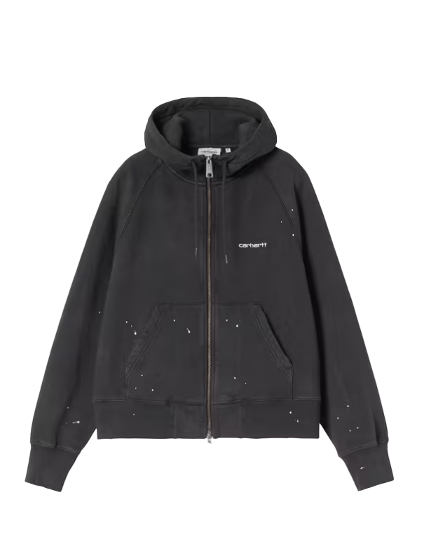 Felpa con cappuccio painter in nero carhartt wip - donna 